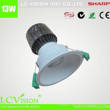 SAA Dia90mm DIMMING 13W SHARP COB LED Down light / Fixed / 1200 lm